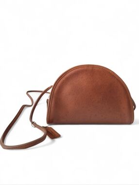 Vintage Coach Leather Kimball Zip Crossbody Bag